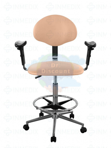 Кресло высокое медицинское для лечебных учреждений с подлокотниками КР12-В/П (обивка)