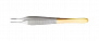 Пинцет Adson-Brown TC, 7x7 зубов, 2мм, платформа для обвязывания, 12 см