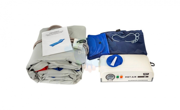 MET AIR T-100 Противопролежневая система с алюминиевым компрессором, вентиляцией и функцией статик