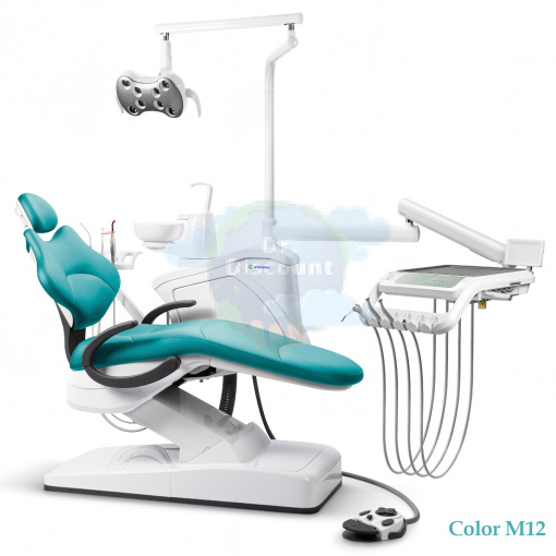 GreenMED S300 COLORFUL – Стоматологическая установка с мягкой обивкой и с нижней подачей