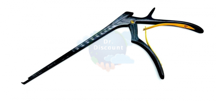 Кусачки ламинэктомические Kerrison, разборный, 40 град. вверх, без выталкивателя, 1 мм, ширина раскрытия 10 мм, черный, длина 20 см